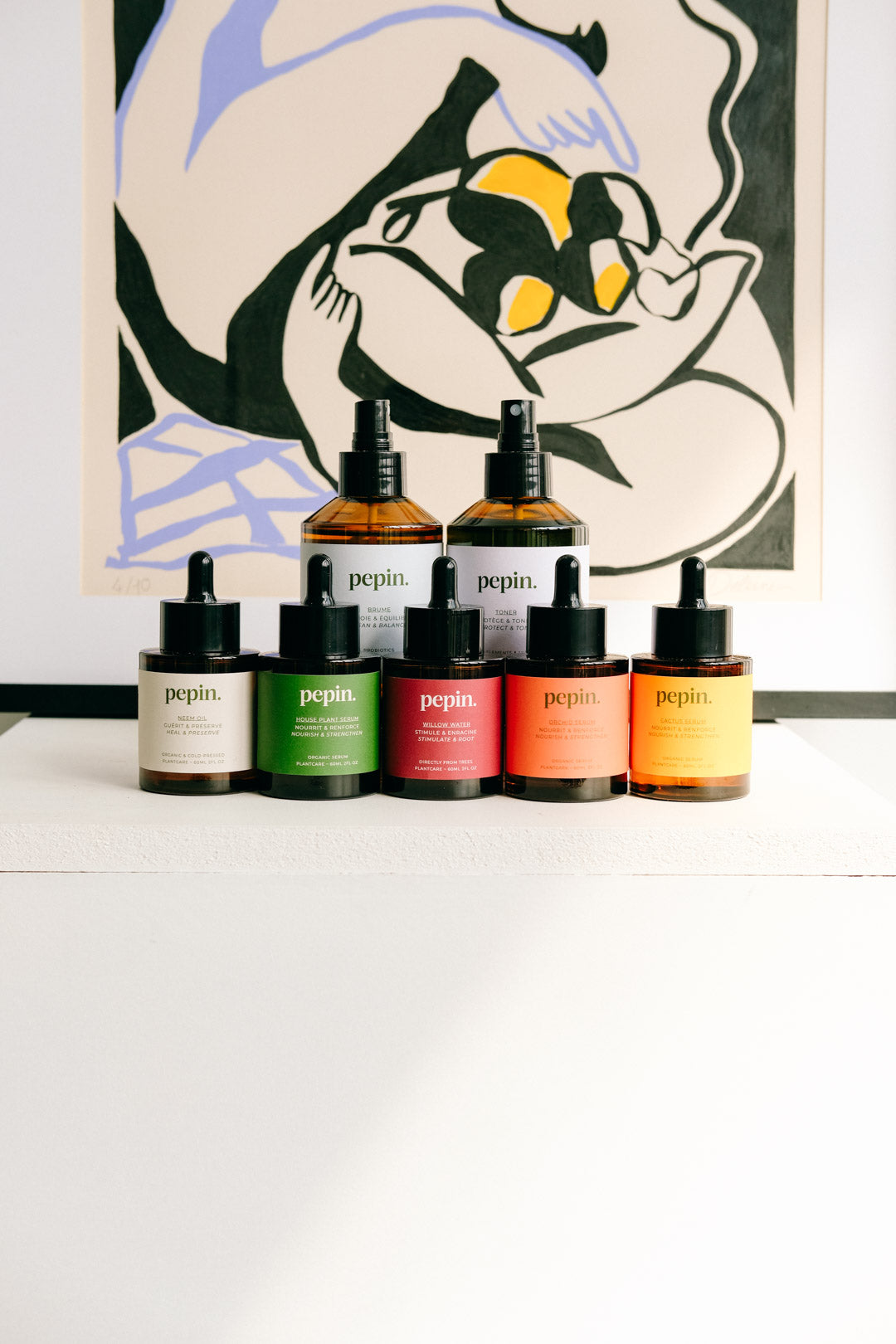 Samling af økologisk gødninger