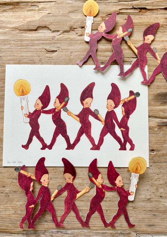 Pilzfamilie (Braun) | Papercraft