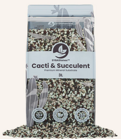 Pose med 3 liter mineralmix specielt til kaktus og sukkulenter